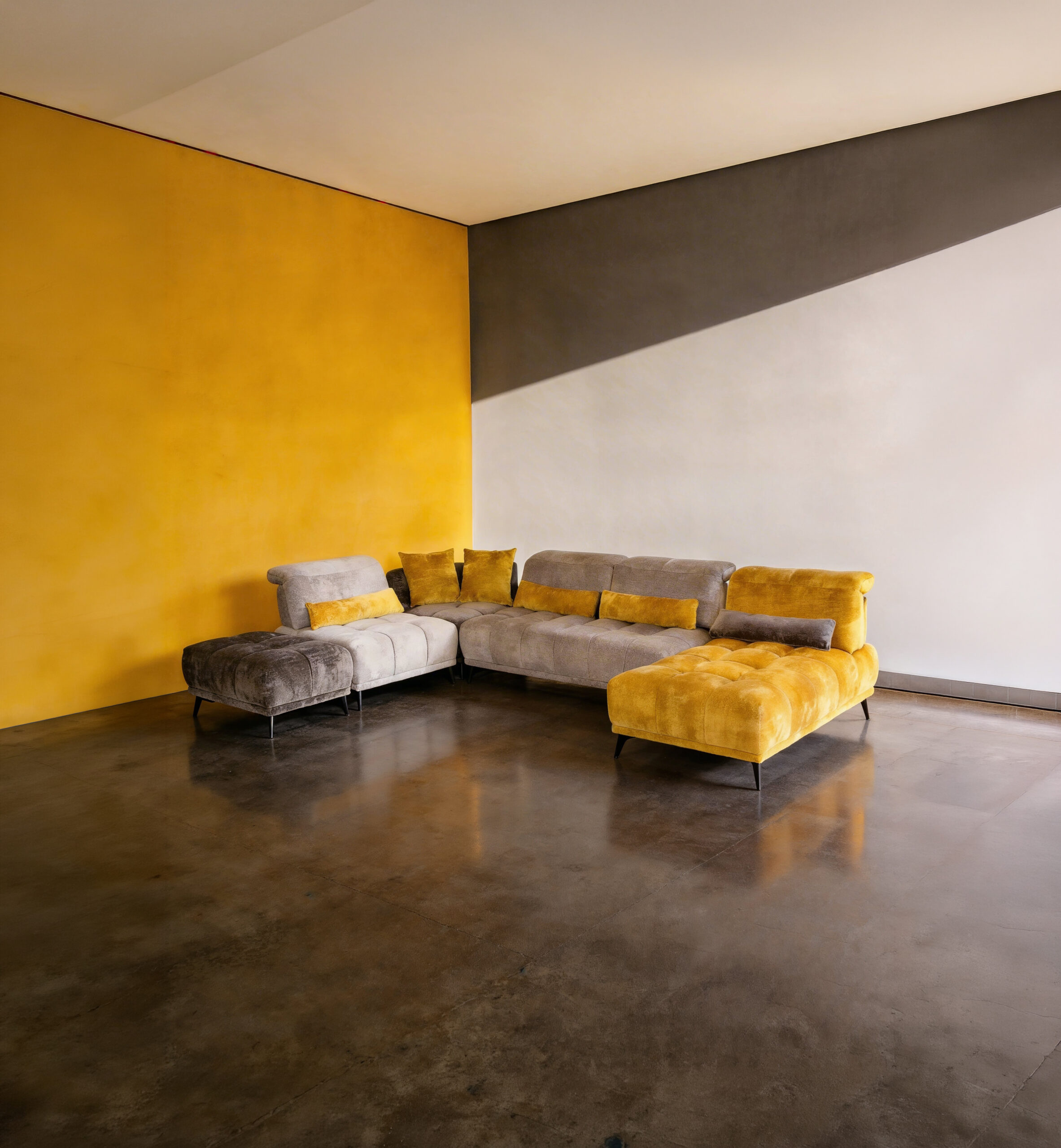 canapé elegance modulable - 50% affiche déstockage - tousalon