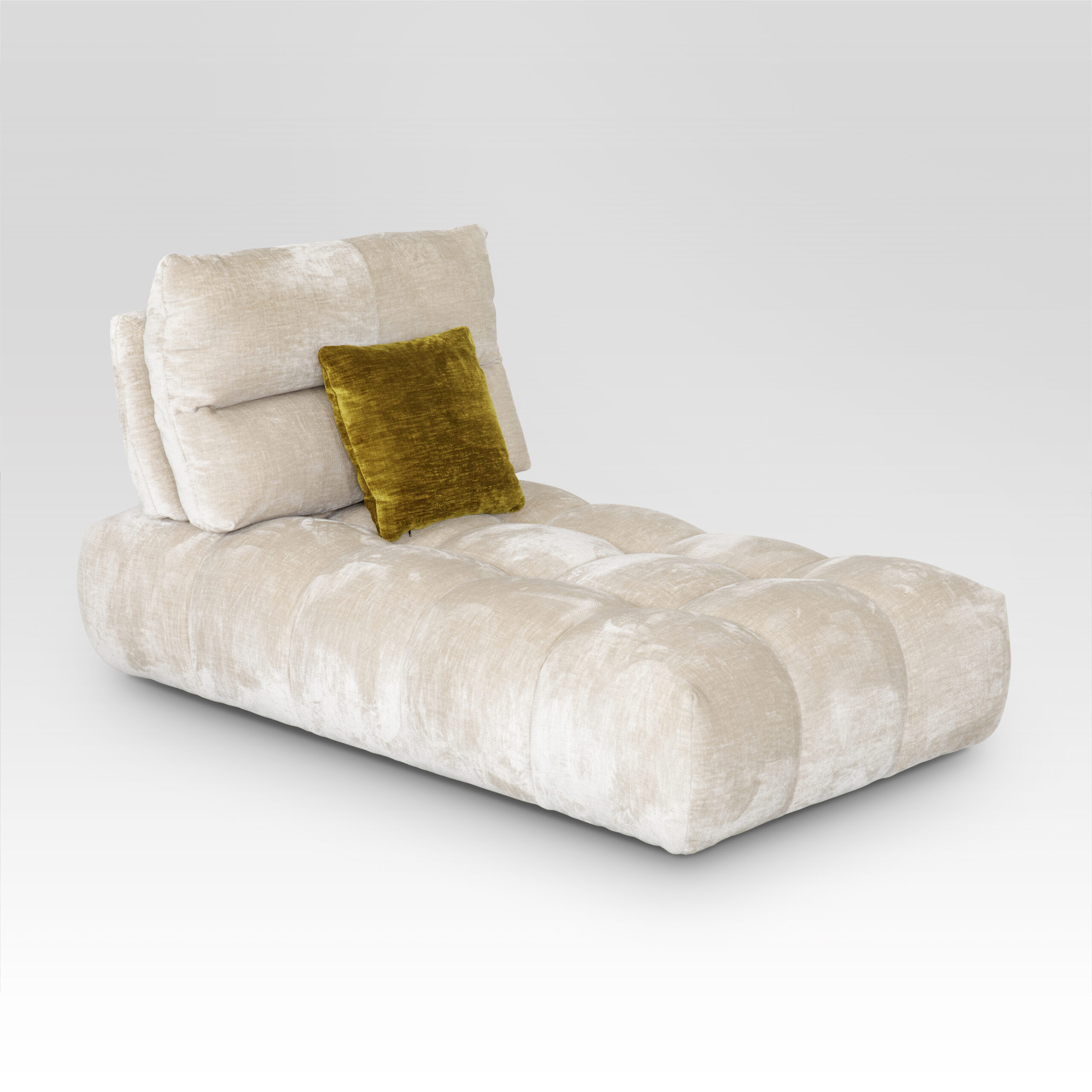 Dubai beige 18 - Tousalon Canape Dubaï modulable - beige - Tousalon - une assise de coté