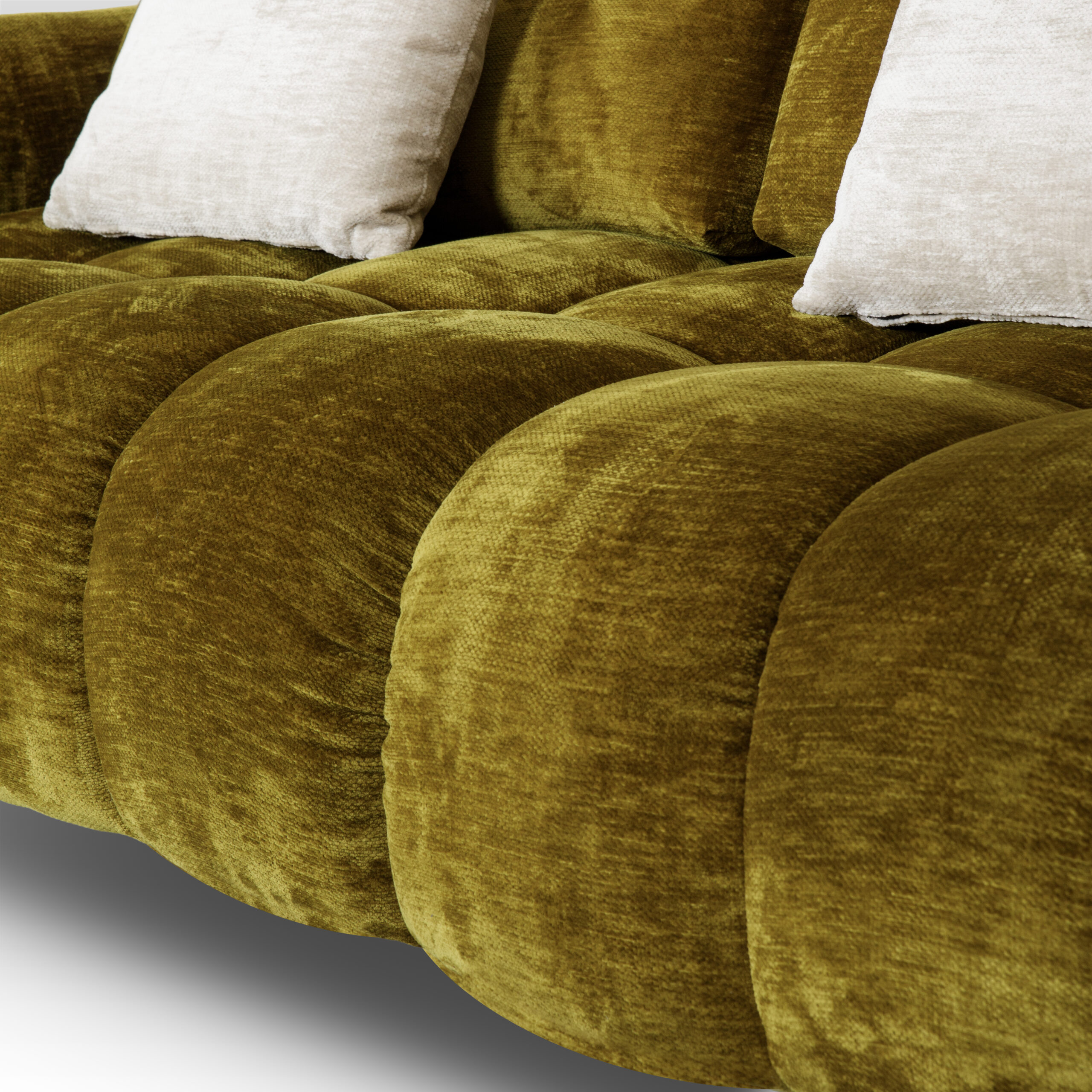 Dubai kaki 9 - Tousalon Canape Dubaï modulable - kaki- Tousalon - zoom sur l'assise
